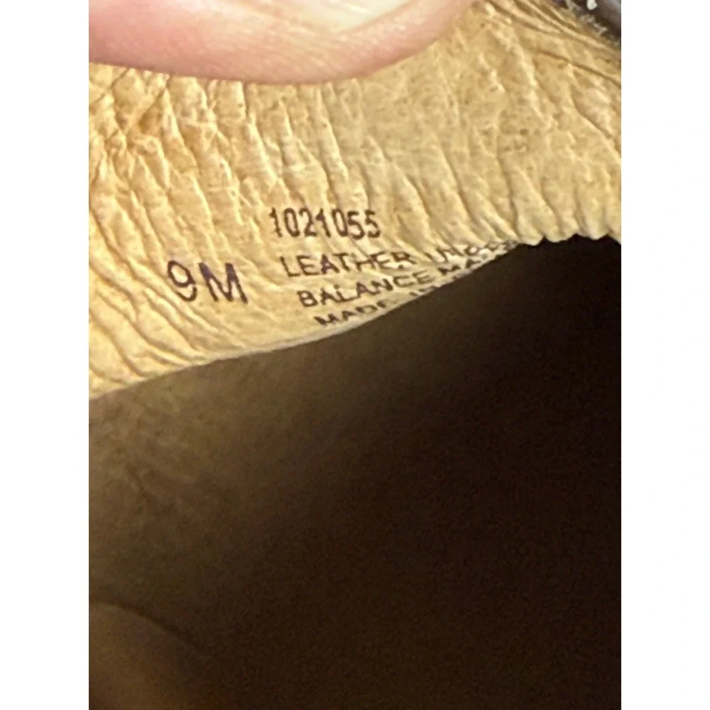 Sofft Leather Pumps Women 8.5 Brown Good‎ Slip On Block Heel Comfort Work Shoes